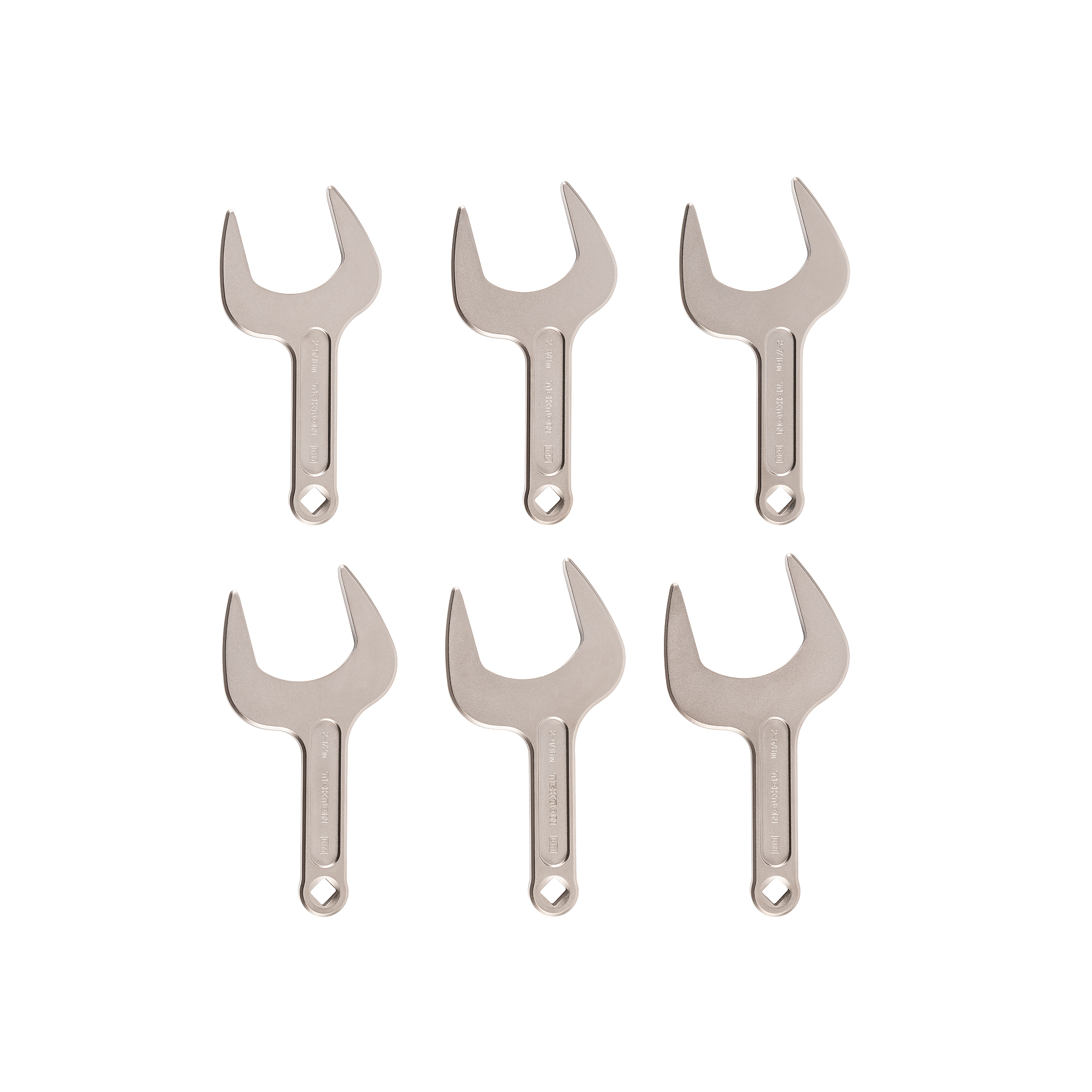 TEKTON Service Wrench Set, 6-Piece (2-5/16 - 2-5/8 in.) | WSE90103